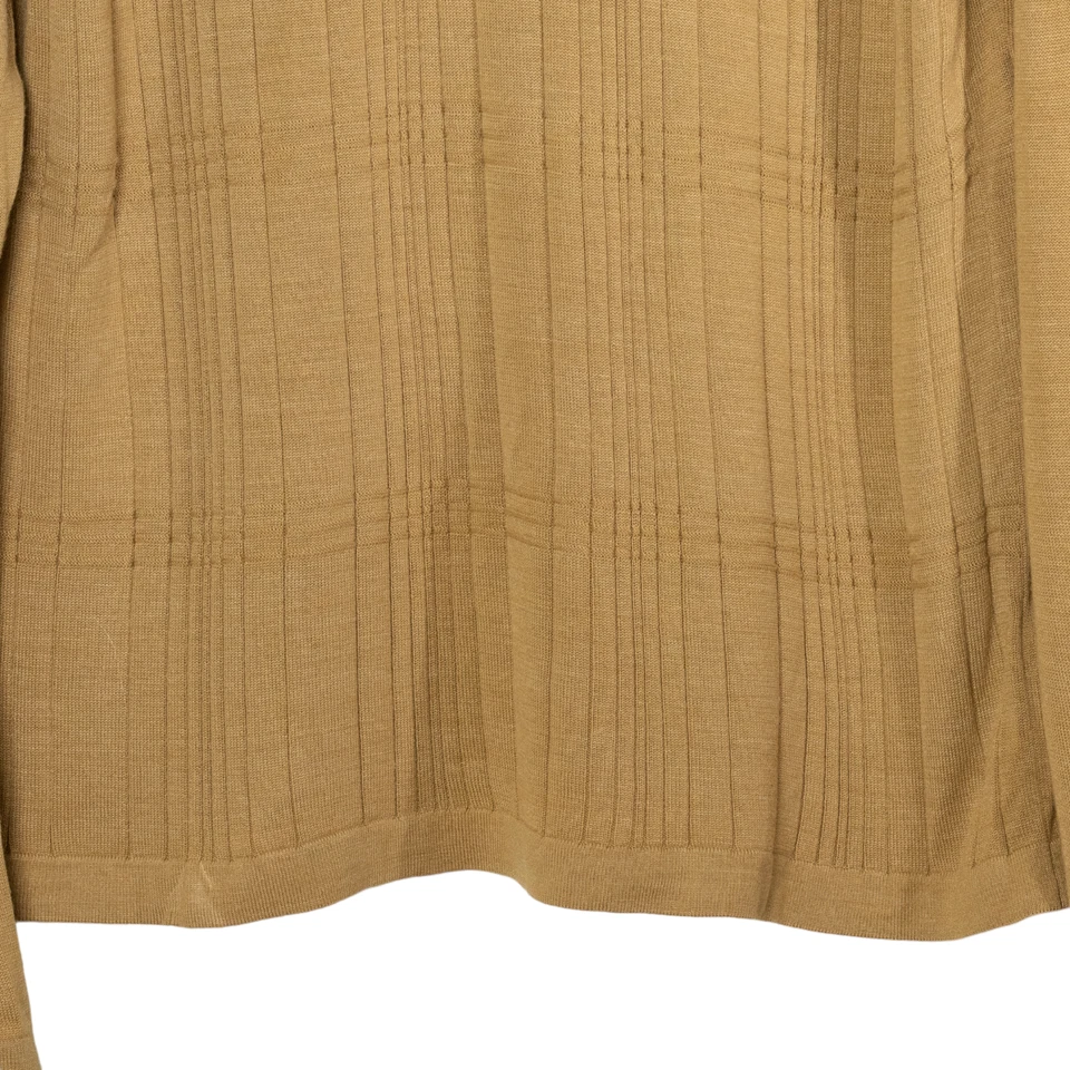 Suéter Geoffrey Beene Tossian Mezcla de Seda Cuello Para Hombre Mediano Años 90 Tejido Suave Foto 4 de 4