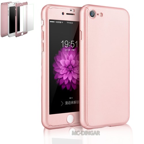 Ultra Thin Slim 360° Hard Case Cover For Apple iPhone 7 / 7Plus + Tempered Glass - Picture 15 of 22