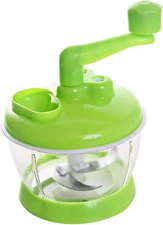Manual Food Processor, Hand Crank Meat Grinder Vegetable Chopper for Vegetables 