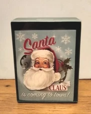 New "Santa Claus is coming to town" 18 holiday cards and envelopes boxed
