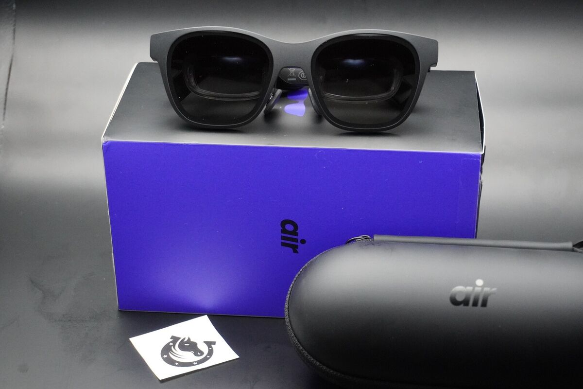 XREAL Air Nreal AR VR Smart Glasses - Black (NR-7100RGL XREAL Air Nreal AR VR Smart Glasses - Black (NR-7100RGL
