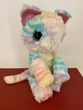 ❤ Scruff-A-Luvs ❤ Pastel Pets - White Tiger Stiped Cat Plush