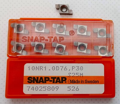 Snap Tap 10NR1.0D76 74025809 CNC Drehmaschine Drehen Schneiden Werkzeug Pack 10.