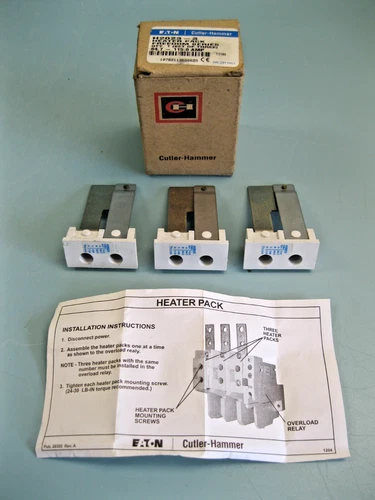 NEW Eaton Cutler-Hammer H2023-3 Freedom Series Box of (3) Heater Pack G12