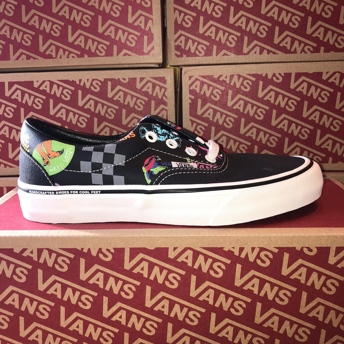 VANS Era Sf Mens Size 5.5 Womens 7 V66 Multi Black White VN0A3MUHW95