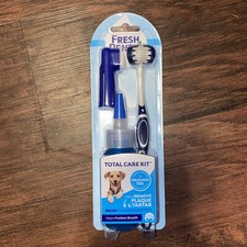 Fresh Dental Oral Care Dental Kit Dog Tooth Brush Pet Canine Odor Breath NIP