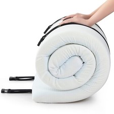 Cot Mattress Topper,Gel Infused Memory Foam Mattress Topper,Cool Cot Toppers,...