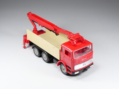 Grue NOREV 1/43 – Mercedes LP 2223 – Vert Sombre Et Orange – En Boîte