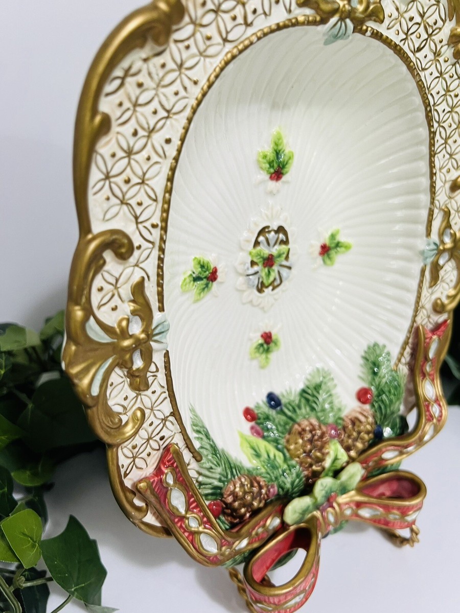Vtg FITZ AND FLOYD CLASSICS Christmas 10