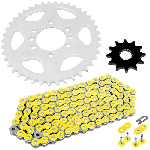 O Rings Blue Blue Drive Chain For Suzuki LTZ400 QuadSport Seychelles Sprocket And Chain Kit - Foto 9