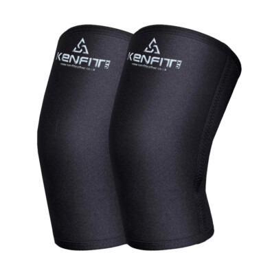 Kniebandage Sleeves Neopren Kompression Gewichtheben Gym Fitness von KENFIT