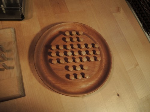 Solitaire geschliffenes edles Holz - wunderschönes design