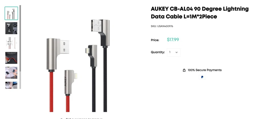 2X Cable Lightnin Cargador Rápido Trenza/Nylon para iPhone, iPad, 6 pies, 4 cables Foto 3 de 3