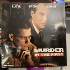 Murder In The First - 12" Laser Disc Christian Slater, Kevin Bacon 1972