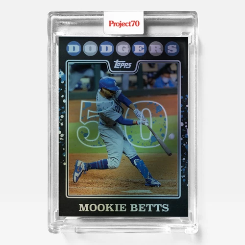 TOPPS Project 70 -- Mookie Betts #775 by Infinite Archives RAINBOW FOIL
