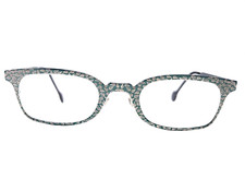 l.a.Eyeworks SANTO 418 Eyeglasses Frames Grey Blue Rectangular 130 mm