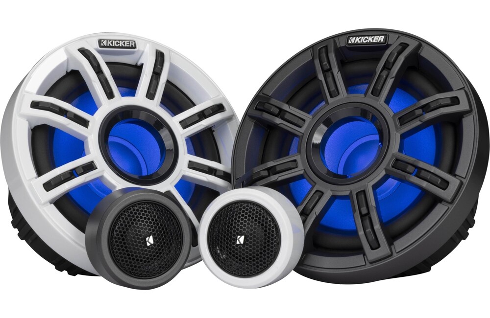 Kicker 51MSS65 65 двухполосные 4-омные компонентные морские динамики 93990₽