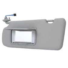 FOR 2017-2022 Honda CR-V Left Driver Side Interior W/Mirror Light Sun Visor Gray