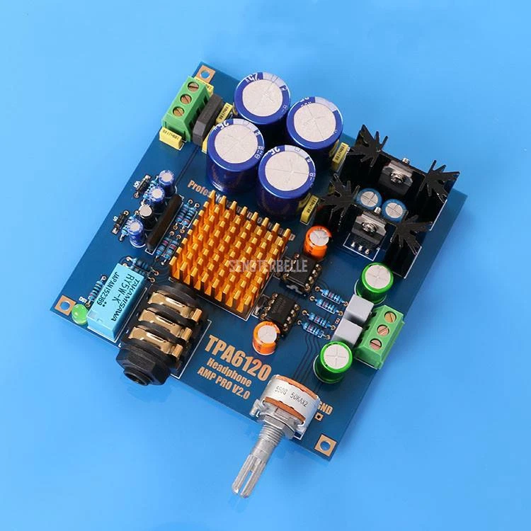 Monitor Level TPA6120A2 DIY Headphone Amplifier Kit eBay