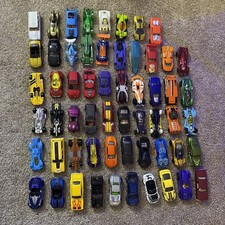 Hot Wheels Diecast Car Lot 58 Cars Loose Collection Matchbox Maisto Vintage