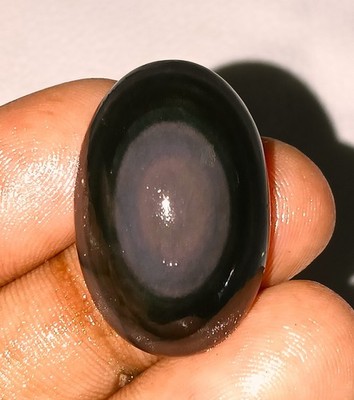 32 Cts. Rare Rainbow Eye Obsidian Natural Flash Crystal Premium Quality Stone