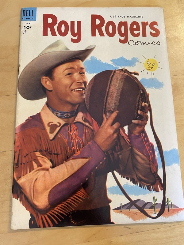 ROY ROGERS #67 COMIC BOOK FINE DELL 1953. Photo Cover. 5.5 Grade