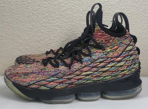 Nike LeBron XV 15 Multicolor Cuatro Jinetes Zapato Baloncesto 897648-901 Talla 9.5 - Imagen 2 de 10