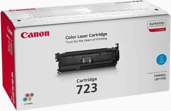 Canon 723 Toner Cyan FüR I-Sensys LBP7750C 2643B002AA Ovp-image