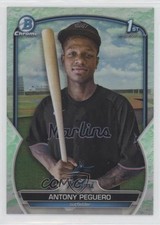 2023 Bowman Chrome Prospects Lunar Glow Refractor Antony Peguero #BCP-62 fm0