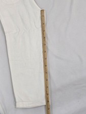 Derek Rose London Men's White Linen Pants Size M Drawstring Luxury Inseam 26.5
