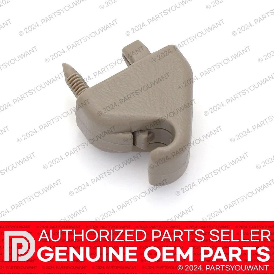 GENUINE Toyota Lexus OEM Sun Visor Bracket Holder Hook Ivory 74348-34010-A0 NEW Foto 4 de 4