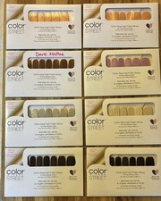Lot Bundle of Color Street Nail Strips, Factory Sealed, 14 Sets
