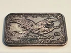 Vintage Silver Art Bar United States of America Eagle One Troy Ounce Fine Silver