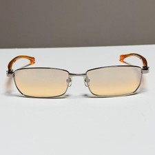 Jean Paul Gaultier 58-0062 Square Sunglasses Gunmetal Orange Vintage Japan