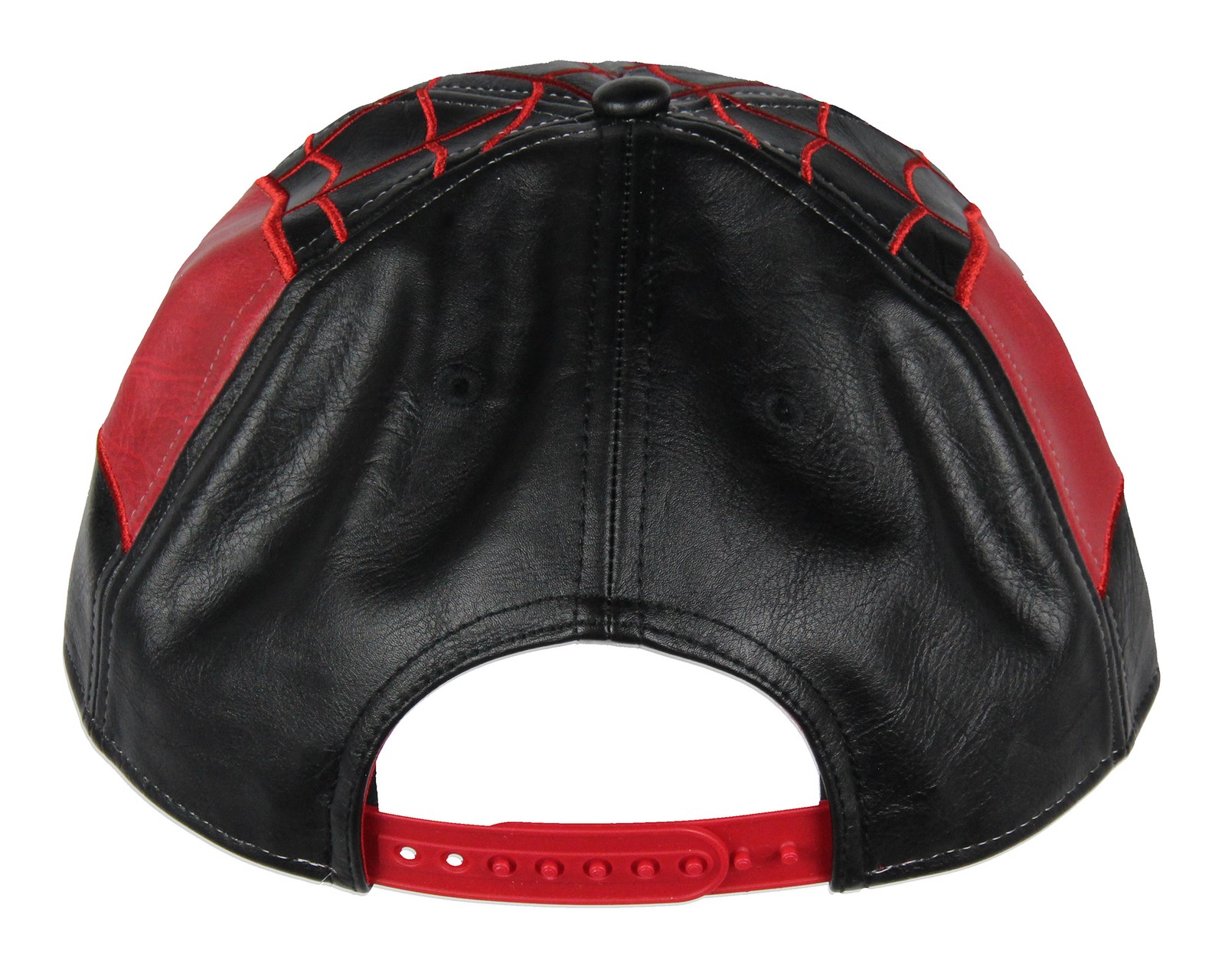 Marvel Comics Spider-Man Miles Morales Suit Embroidered Faux Leather Snapback