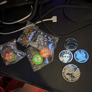 Pokemon TCG Coins & Damage Counter Dice Lot – Official Nintendo Accessories – Mi