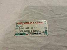 Vintage Expired Sinclair Credit Card from 1960&rsquo;s Sinclair Refining Company Rare
