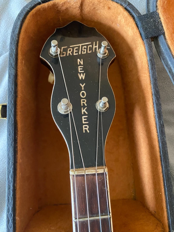 Vintage Gretsch New Yorker Tenor Banjo for repair - Image 2 of 4