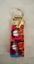Garfield The Cat 4 Key Fob With Charm Saying Dream Attached