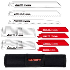 Reciprocating Saw Blade Set 32-Piece   Metal, Wood  Pruning Saw Blades with ...