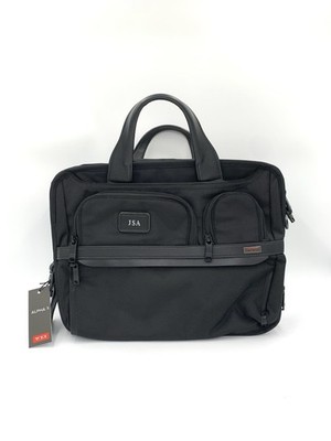 Tumi Alpha 3 Expandable Organizer Laptop Aktentasche Ballistic Nylon Qualität Tasche