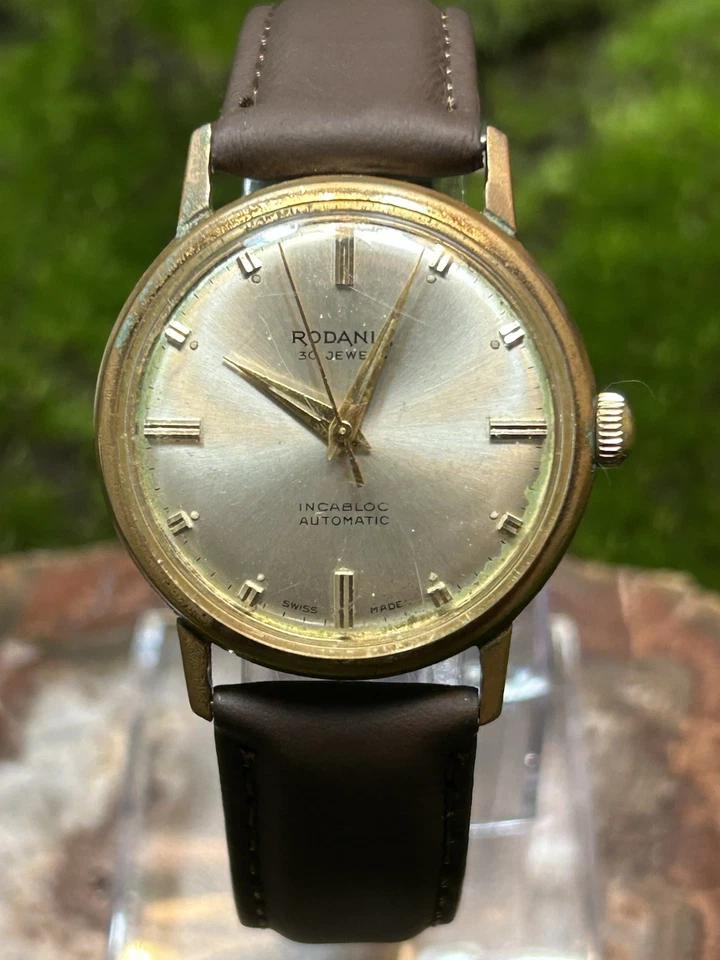 Extremely Rare Vintage Men’s GP Rodania Swiss Made 30j Automatic Watch. Runs - Image 2 of 4
