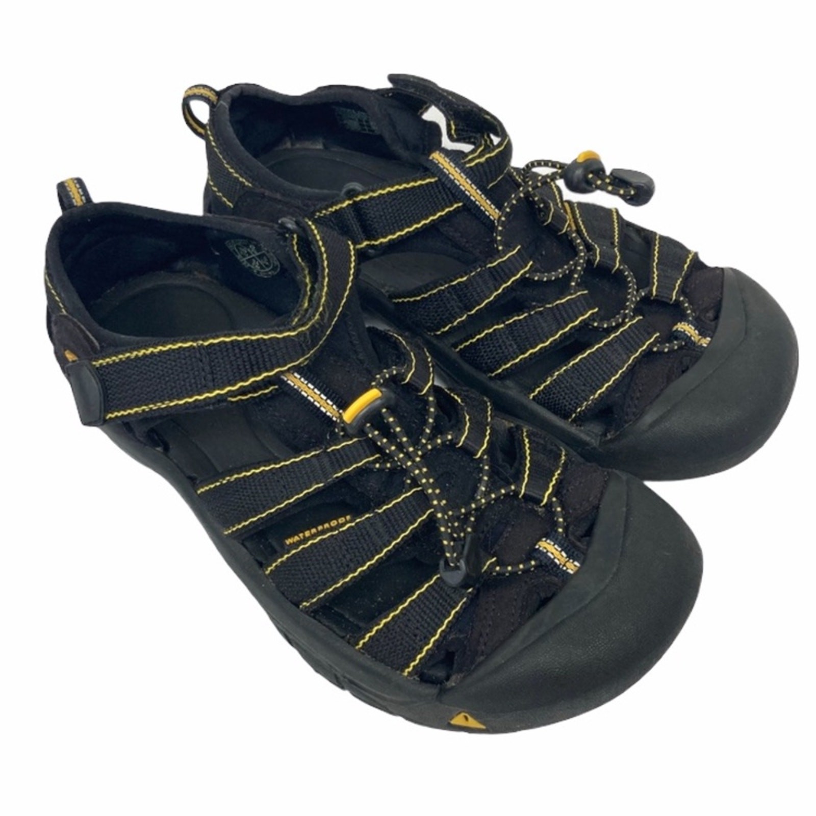 Sandali Keen neri gialli taglia 6 bambino