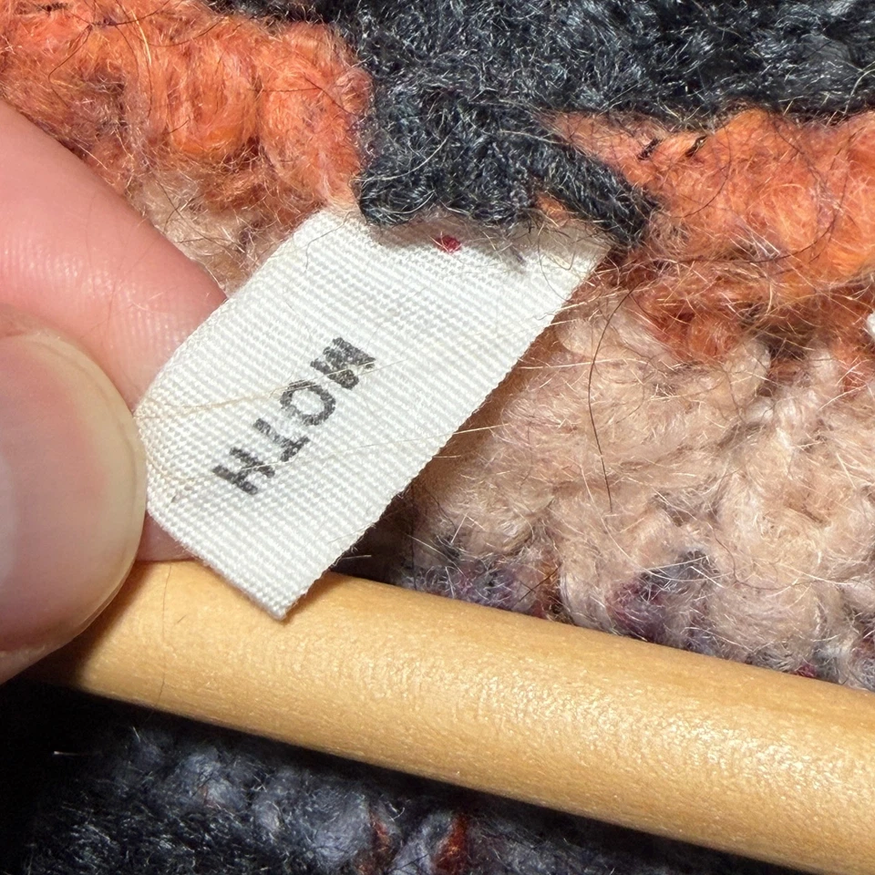 Suéter de cuello alto a rayas Moth Boucle pequeño lana Mohair AnthropologieItaly Foto 4 de 4