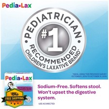 Pedia-Lax Glycerin Suppositories, Kids 2-5, 3 Pack of 6 CT