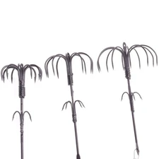 3pcs Double-Deck Squid Hook Sea Fishing Jig Octopus Hooks Squid Umbrella Hooks