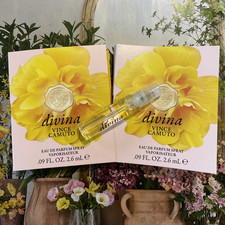 Lot 2 x Vince Camuto Divina Eau de Parfum EDP Spray Sample Vial 2.6ml / 0.09oz