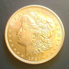 1921-P Morgan Silver Dollar $1 No Mint Mark  LOOK!
