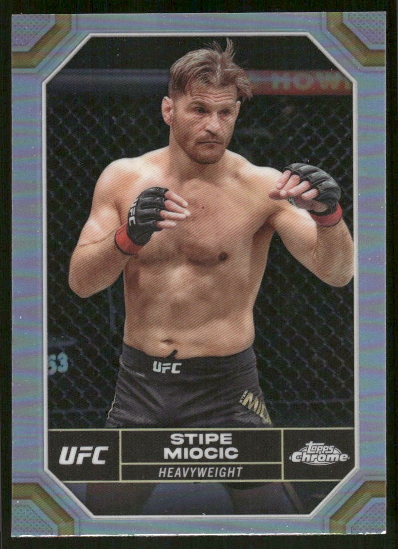 2024 Topps Chrome UFC #181 Stipe Miocic Refractor
