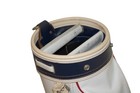 Vintage Don Martin Turf King Fur 35" Golf Bag RARE White Nylon And Leather — photo 7